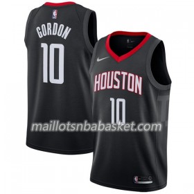 Maillot Homme Houston Rockets Eric Gordon 10 Nike 2017-18 Noir Swingman